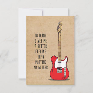 Music Art Nothing Gives Me A Better Thank You Card