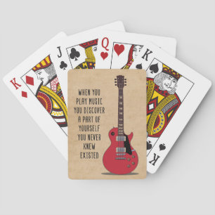 Music Art When You Play Music Playing Cards