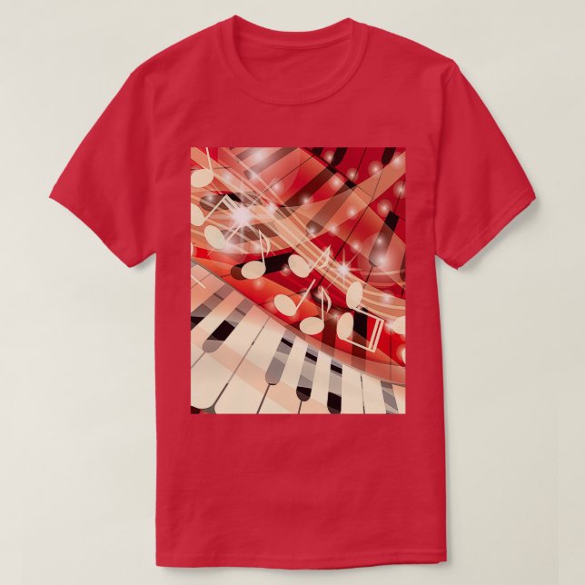 Music background Graphic  T-Shirt (Design Front)