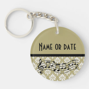 Music Band or Choir Personalised Gift Key Ring