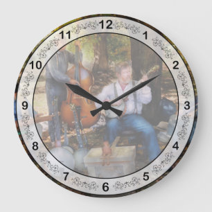 Music Band - The bands back together again Large Clock