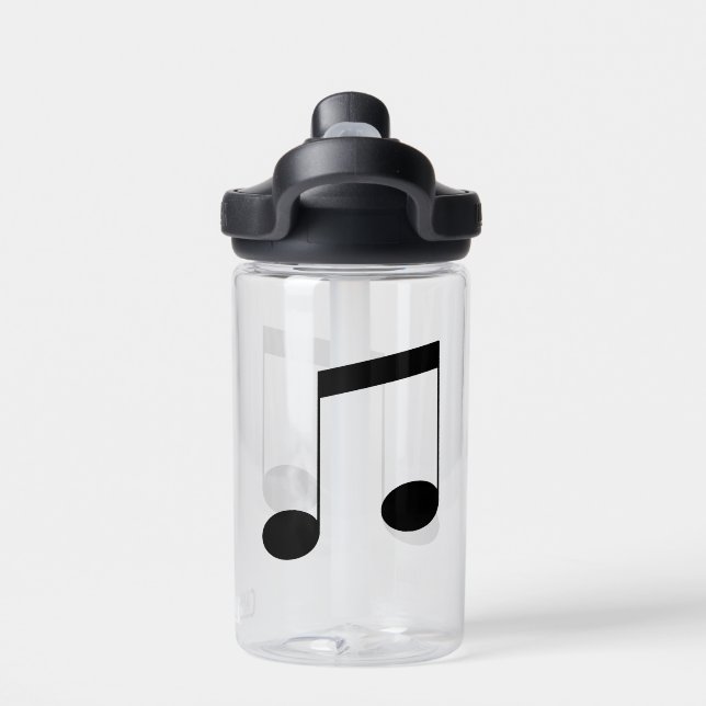 Music Beam Note, Water Bottle (Back)