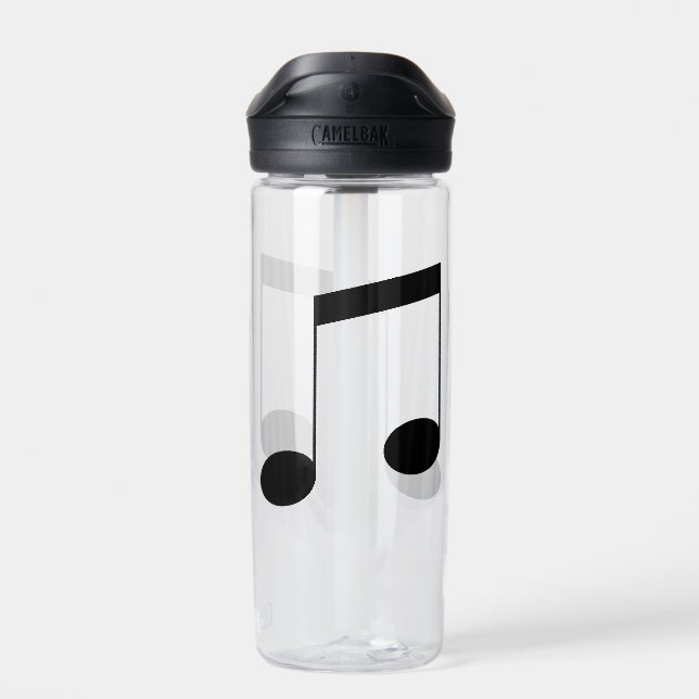 Music Beam Note, Water Bottle (Back)