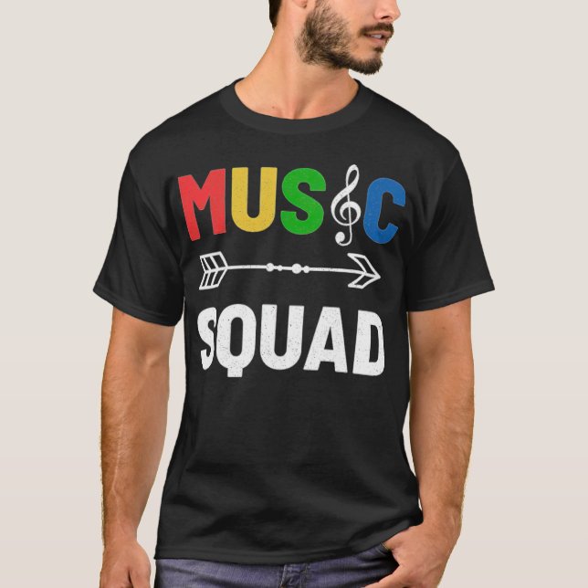 Music best friend squad s army best friend s -  T-Shirt (Front)