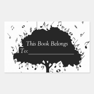 Music Book Label