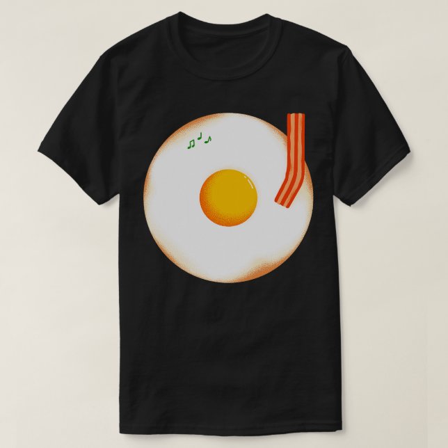Music Breakfast T-Shirt (Design Front)