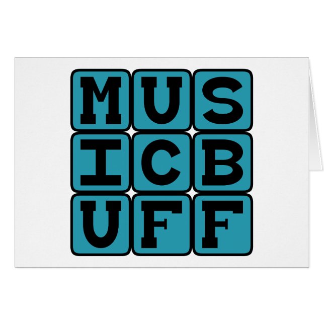 Music Buff, Knower of Music Trivia (Front Horizontal)