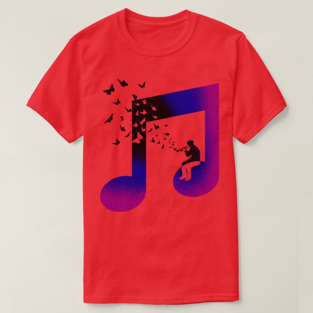 Music Bugle T-Shirt (Design Front)