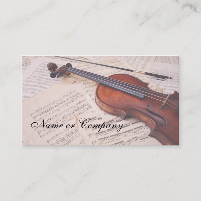 MUSIC BUSINESS CARD (Front)