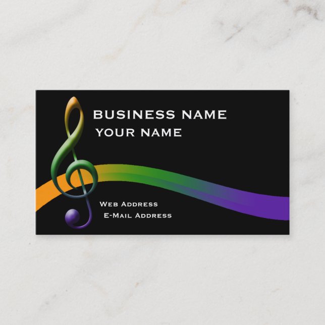 Music Business Card (Front)