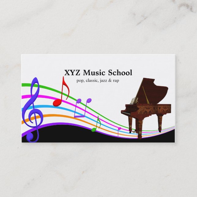 Music Business Card (Front)
