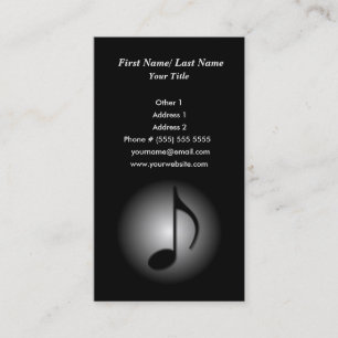 Music Business Card