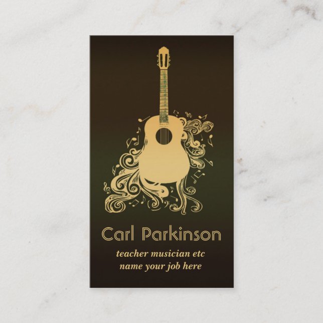 music business card (Front)