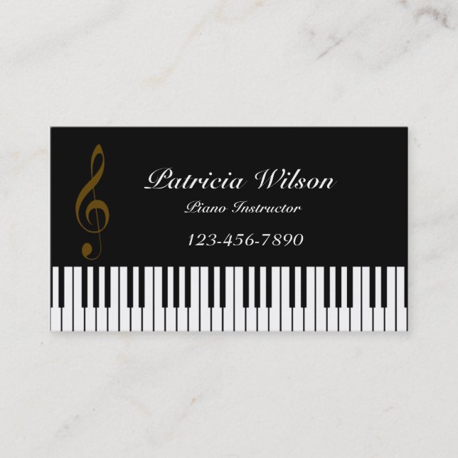 Music Business Card (Front)