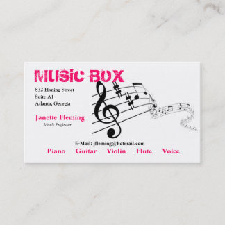 Music Business Card