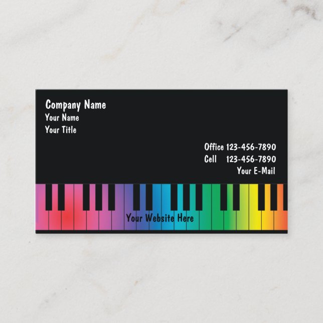 Music Business Card (Front)