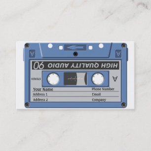 Music Business Card - Cassette