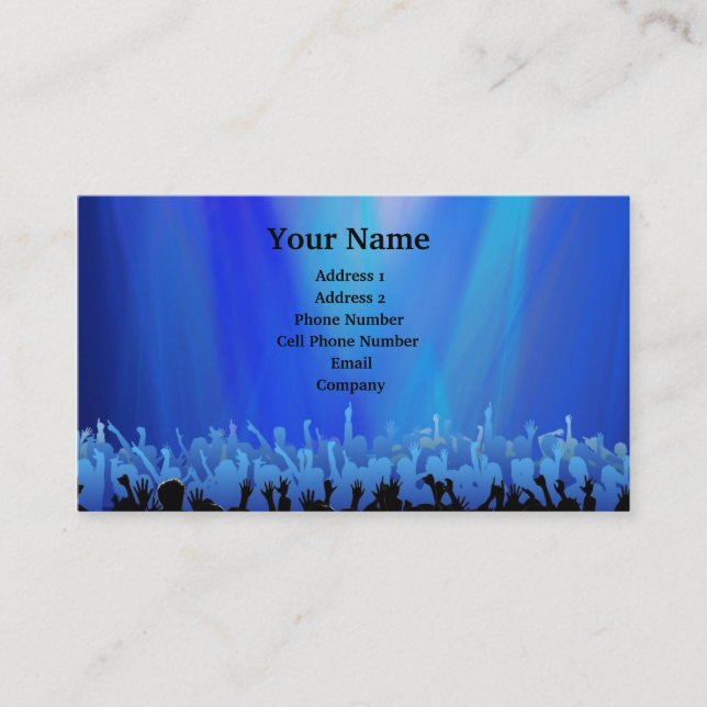 Music Business Card - Mosh Pit (Front)