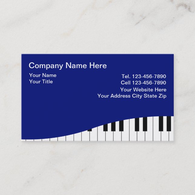 Music Business Cards (Front)