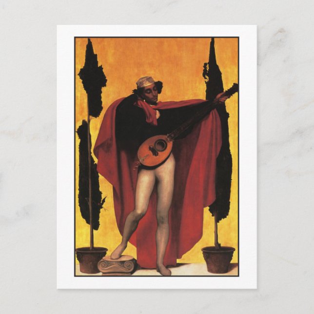 Music by Frederic Leighton Postcard (Front)