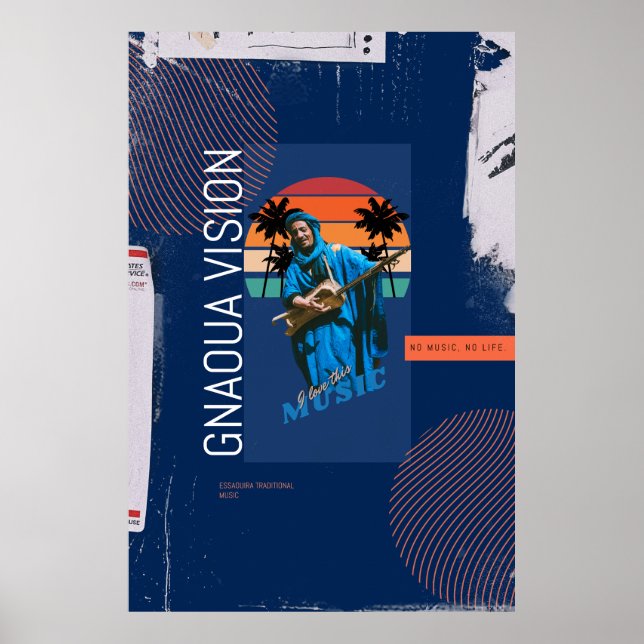 Music by Gnaoua known internationally Poster (Front)