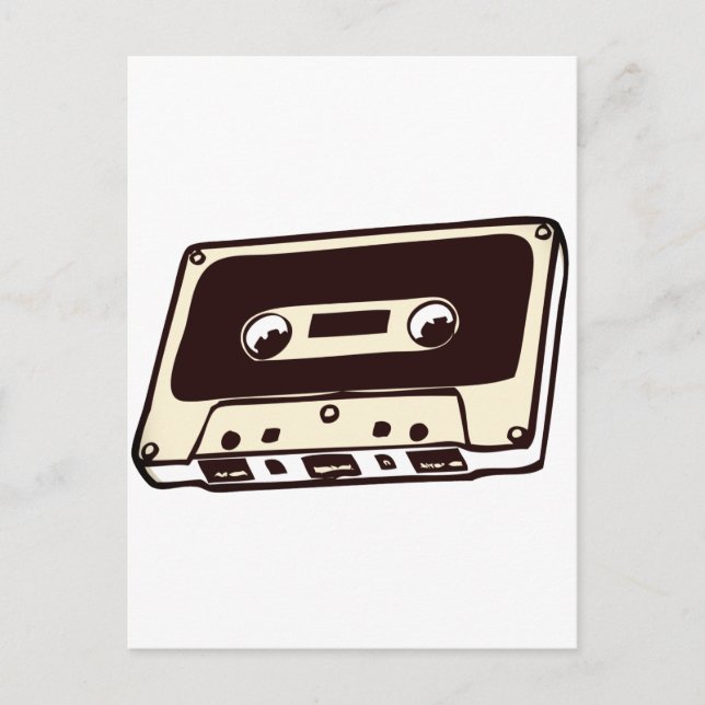 MUSIC CASSETE TAPE POSTCARD (Front)
