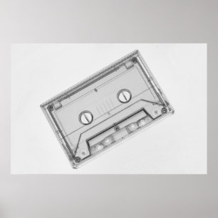 Music Cassette Tape Poster