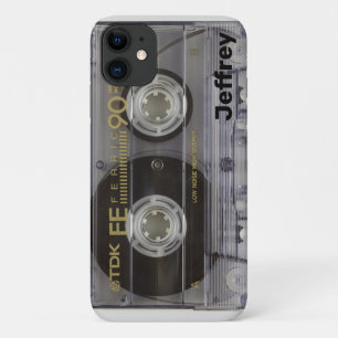 Music Cassette with Name iPhone 11 Case