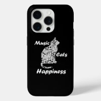 Music Cats Happiness - Musician Lover Quote