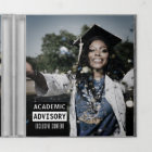 Music CD Album Cover Booklet Blue Graduation