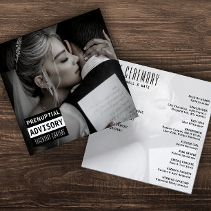 Music CD Album Cover Wedding Programme