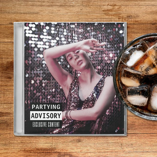 Music CD Case Album Cover Birthday Party Glass Coaster (Music CD Case Album Cover Birthday Party Glass Coaster
)