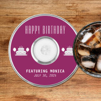 Music CD Case Album Cover Birthday Party