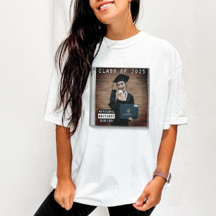 Music CD Case Album Cover Graduation T-Shirt