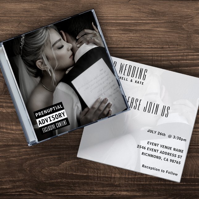 Music CD Case Album Cover Wedding Invitation (Music CD Case Album Cover Wedding Invitation
)