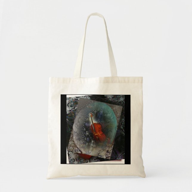 Music Cello Tote Bag (Front)