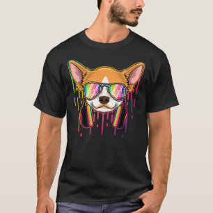 Music Chihuahua Dj With Headphones Musical Dog     T-Shirt
