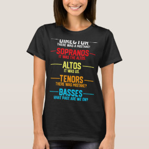 Music Choir  Musician Appreciation For Men Women T-Shirt