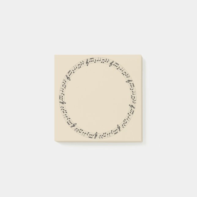 Music Circle Post-it Notes (Front)