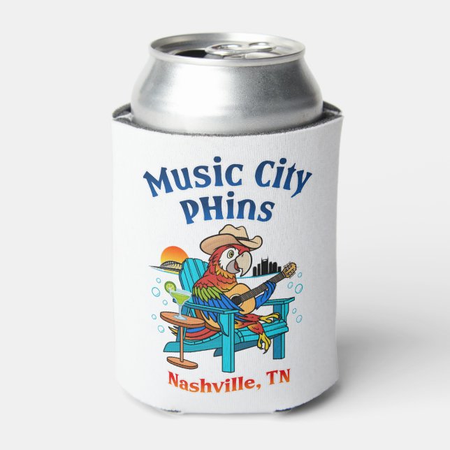 Music City Phins Can Cooler/Huggie Can Cooler (Can Front)