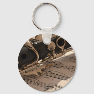 Music Clarinets Musical Notes Destiny Dance Fun Key Ring