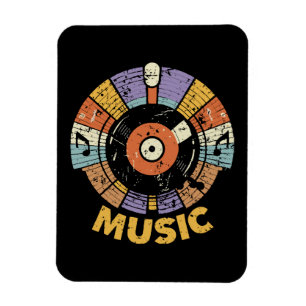 music classic retro magnet