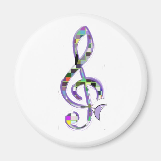 Music Clef G Magnet (Front)