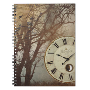 Music Clock and Tree Notebook