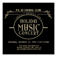 Music Club School Choir Choral Group Event Poster