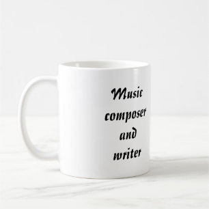 Music Composer And Writer Coffee Mug