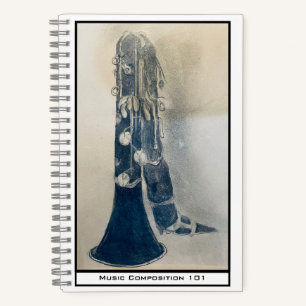 Music Composition Clarinet Too Notebook
