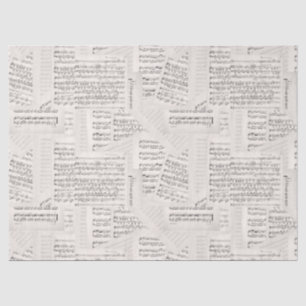 Music Composition Vintage Collage Tissue Paper