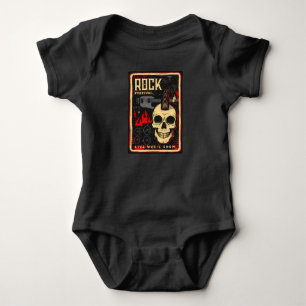 Music concert baby bodysuit