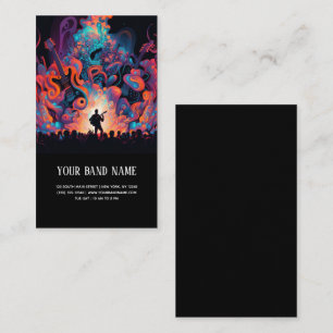Music Concert Guitarist business card